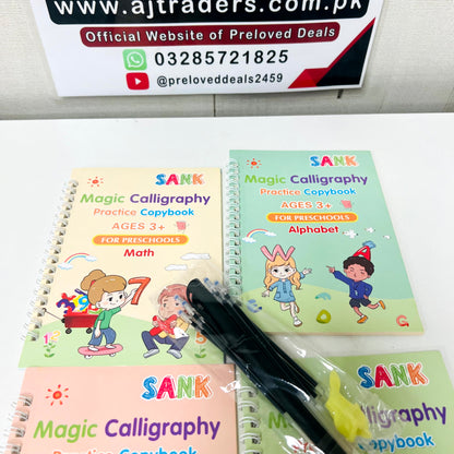 Magic Calligraphy Coloring Book for Kids, 1