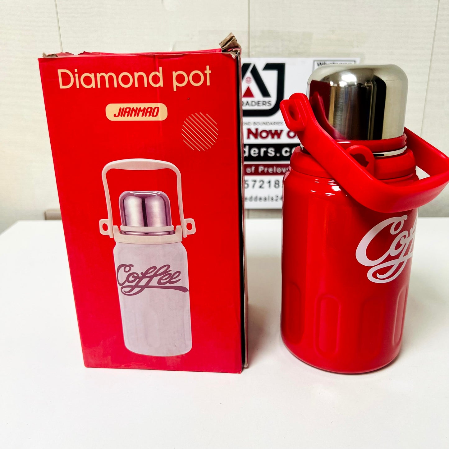 Diamond Vaccum Pot Hot and Cool Bottle, 61950