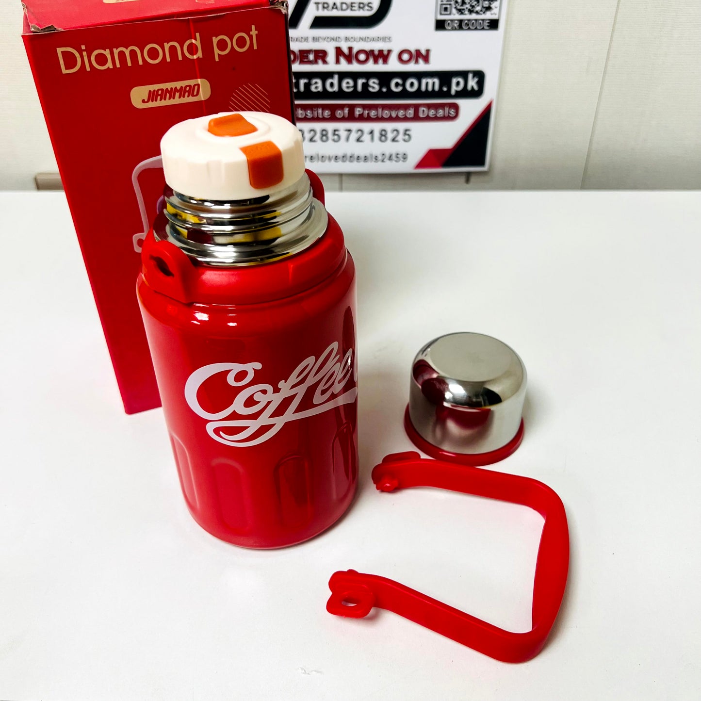 Diamond Vaccum Pot Hot and Cool Bottle, 61950