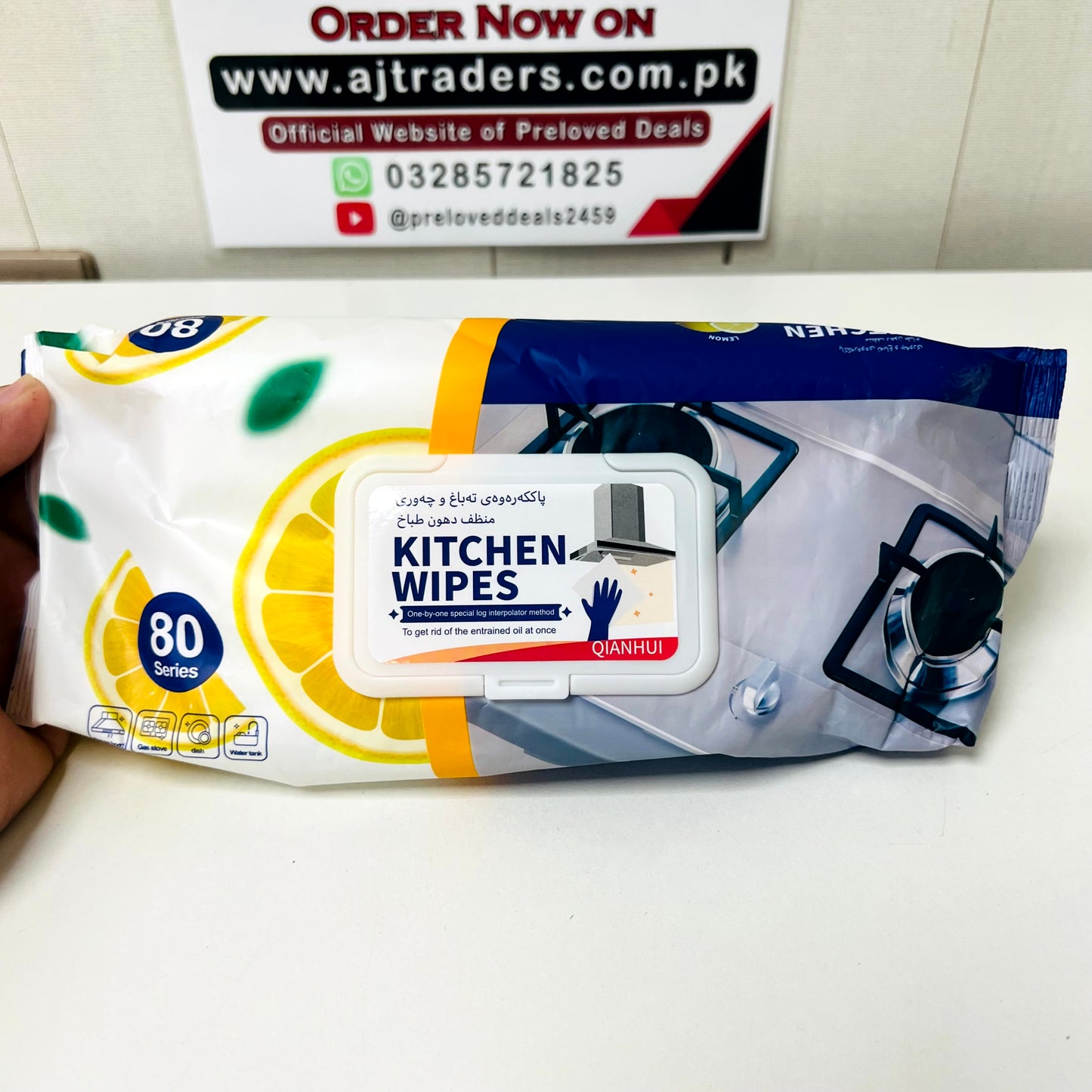 80 Pcs Kitchen Wipes pack, 121450