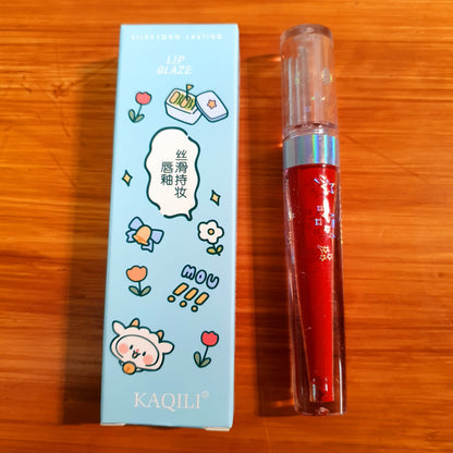 Lip glaze blue packing