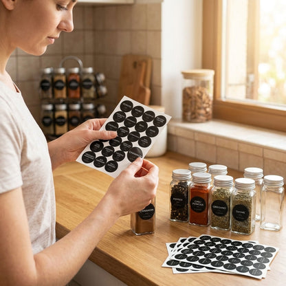 Spice Box Label Sticker, 121170