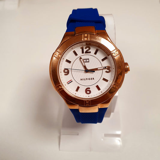 Tomy Hilfiger Blue Gold Watch 3641
