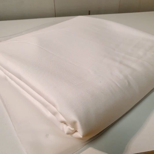 Loose Imported  Fabric 4 Meters for Mens Offwhite