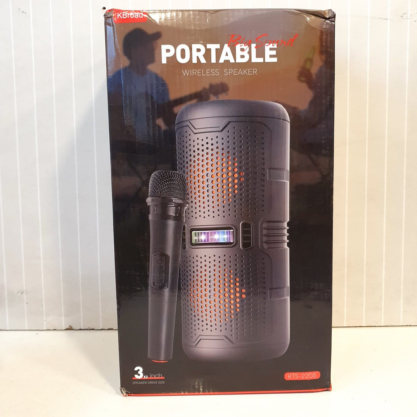 Kbrad Portable Wireless Karoke Speaker, 102600