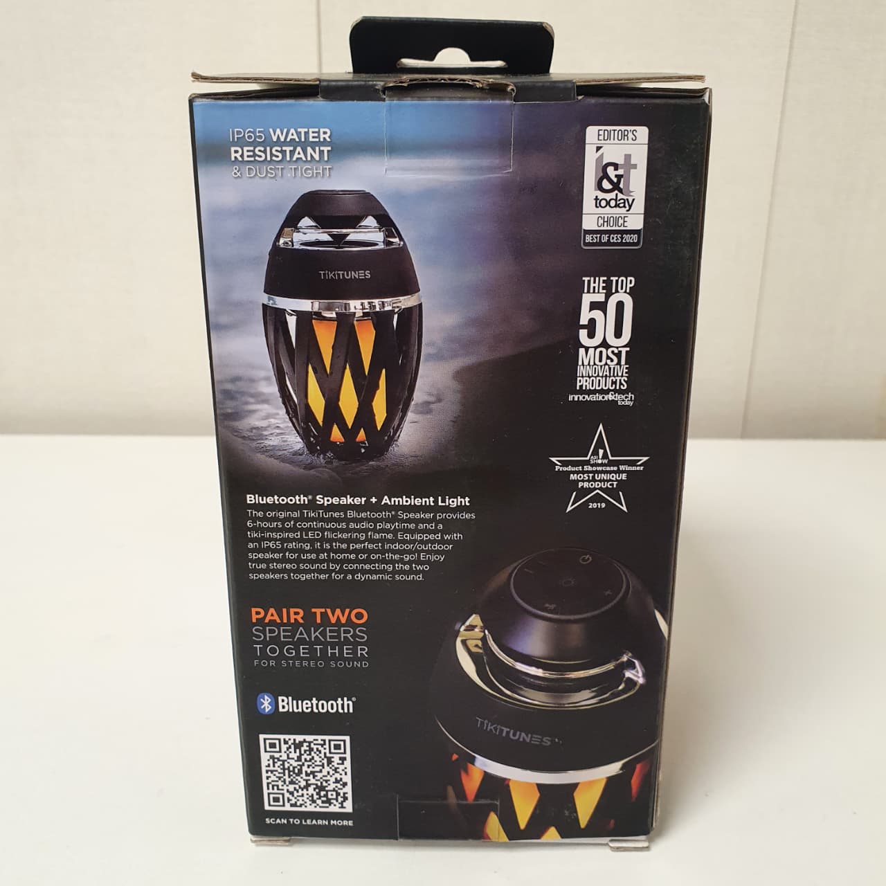Limitless Tikitunes Bluetooth Speaker with Electric Candle Look, 181110