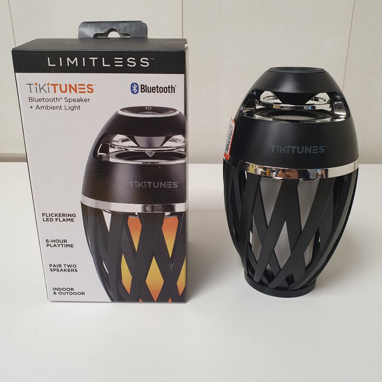Limitless Tikitunes Bluetooth Speaker with Electric Candle Look, 181110