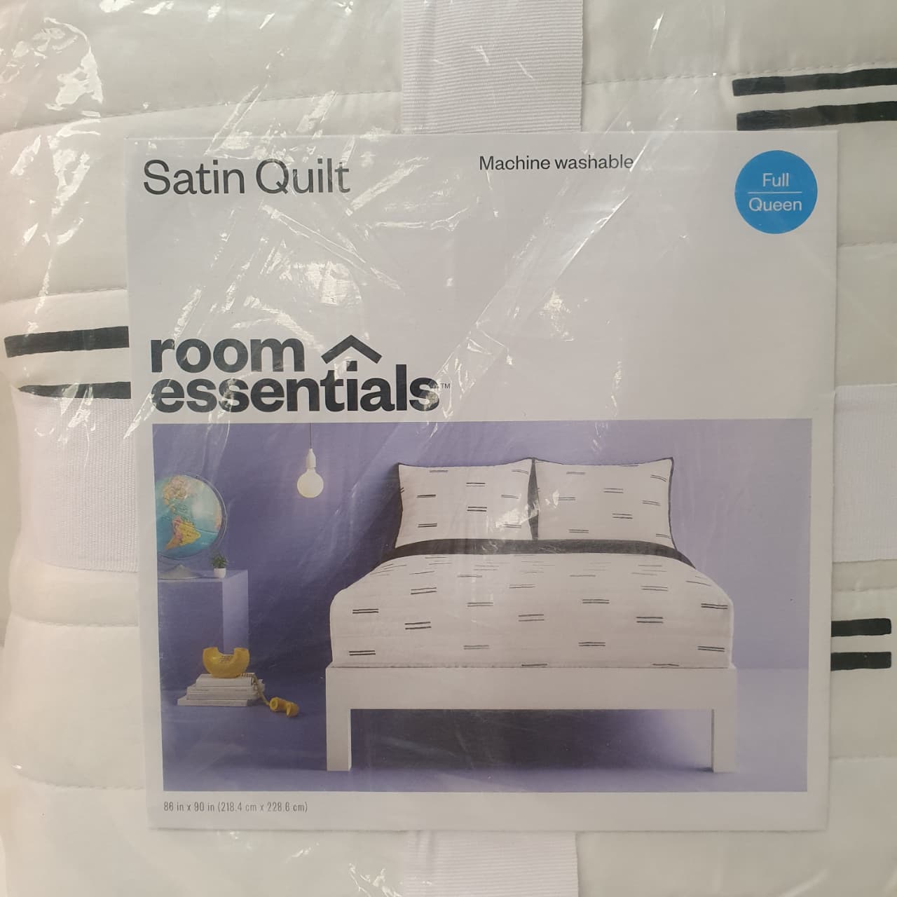 Satin Quilt Set Bedsheet 8889668