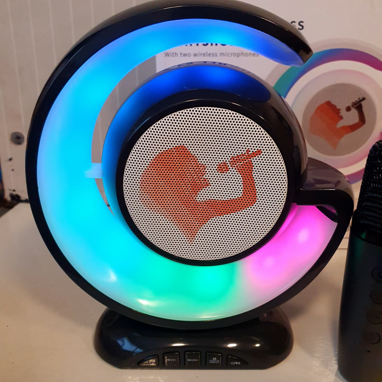 Ys-110 Wireless Lightshow Speaker Karoke System, 101550