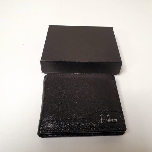 Men's Leather Wallet Black