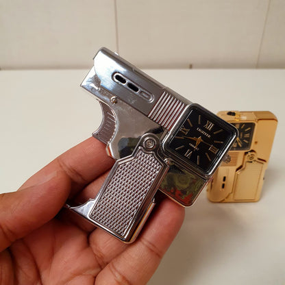 Gun Style Lighter & watch, 112450