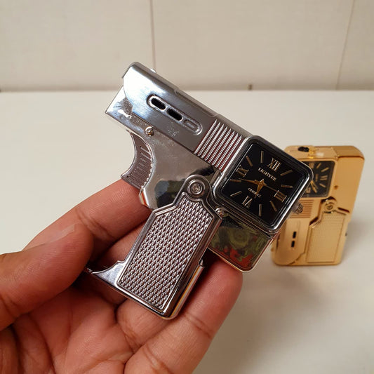 Gun Style Lighter & watch, 112450
