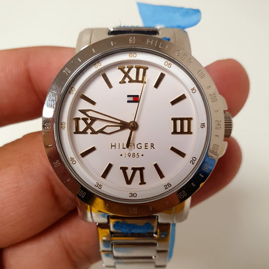 Tomy Hilfiger Silver Watch Big Dial, 242050