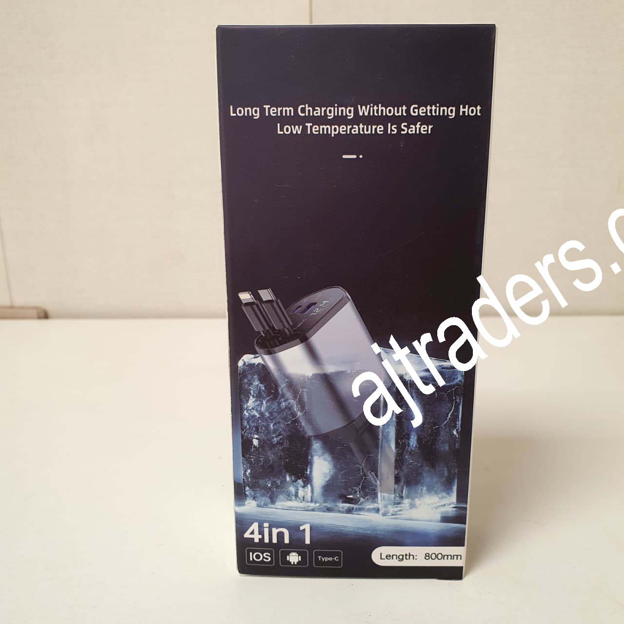4in1 High Quality Fast Car Charger Retractable for Mobile, 195850