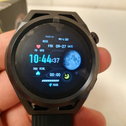 Classic metal Smart Watch Digital BP Tracking Bluetooth Mobile Connectivity Deep Waterproof