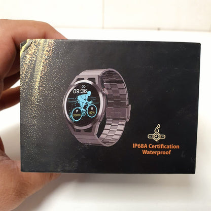 Classic metal Smart Watch Digital BP Tracking Bluetooth Mobile Connectivity Deep Waterproof