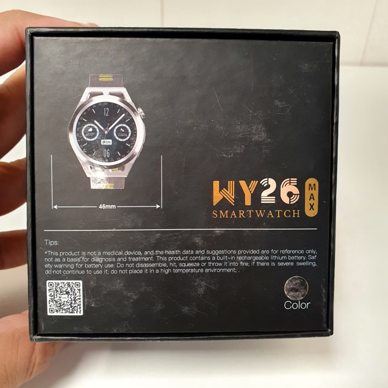 Classic metal Smart Watch Digital BP Tracking Bluetooth Mobile Connectivity Deep Waterproof