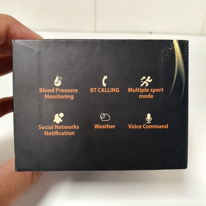 Classic metal Smart Watch Digital BP Tracking Bluetooth Mobile Connectivity Deep Waterproof