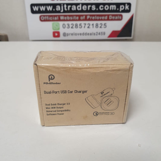Dual Port USB Car Charger, 22350
