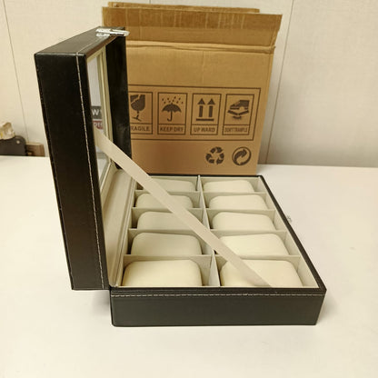 10 Watches Leather Display Box, 183000