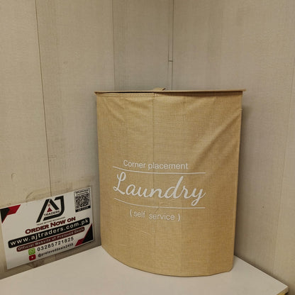 Corner Placement Laundry Basket, 33050