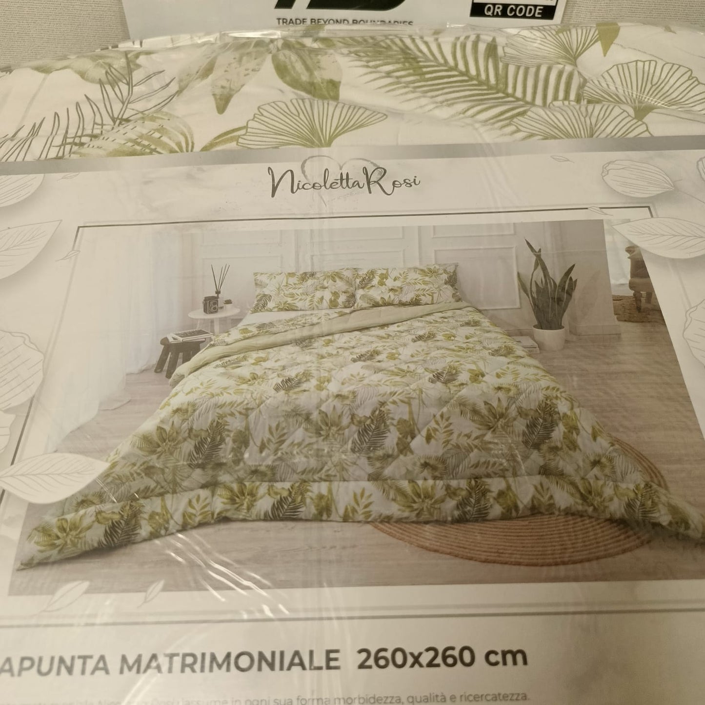 Nicolette Rosi Italian Quilt super King Size 260 x 260 cm