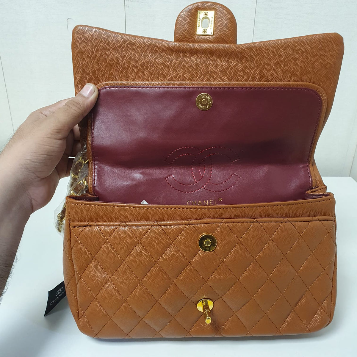 Chanel Ladies Shoulder Bag Golden Chain, 24950