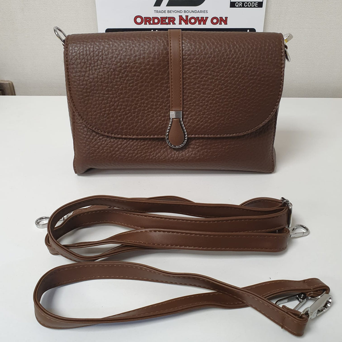 Ladies Button Style Fashion Bag, 42950