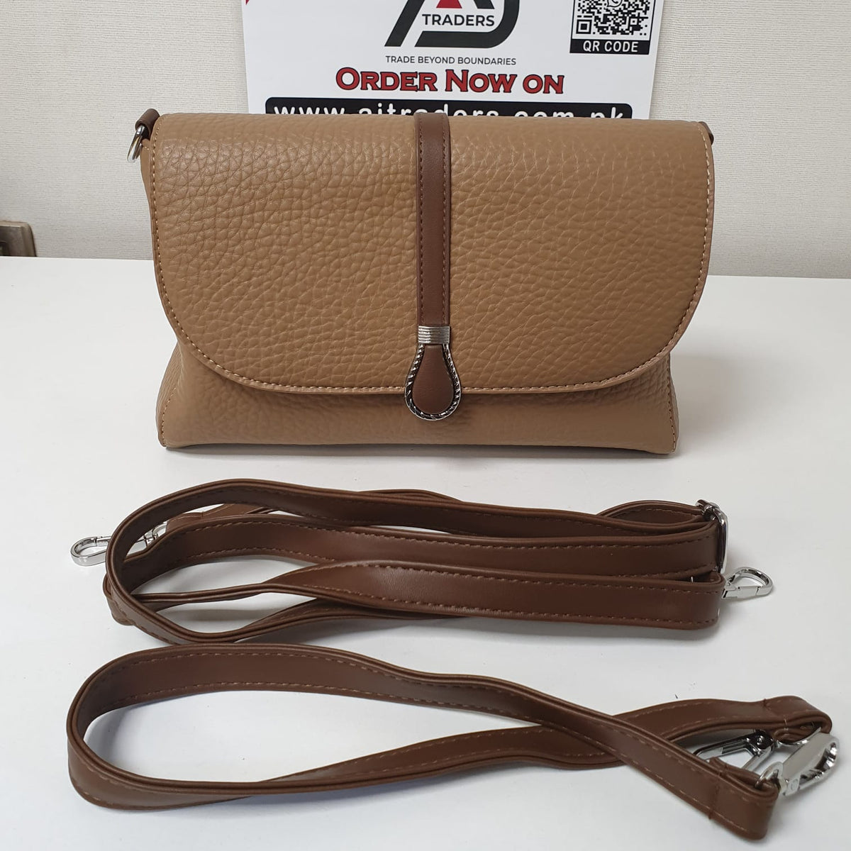 Ladies Button Style Fashion Bag, 42950