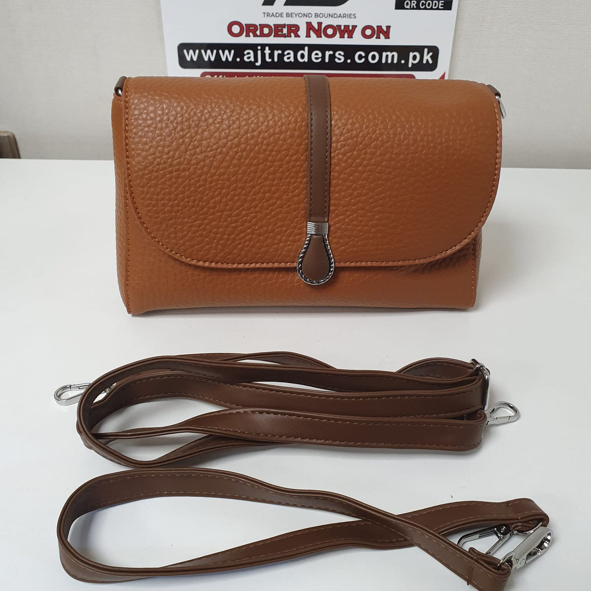 Ladies Button Style Fashion Bag, 42950