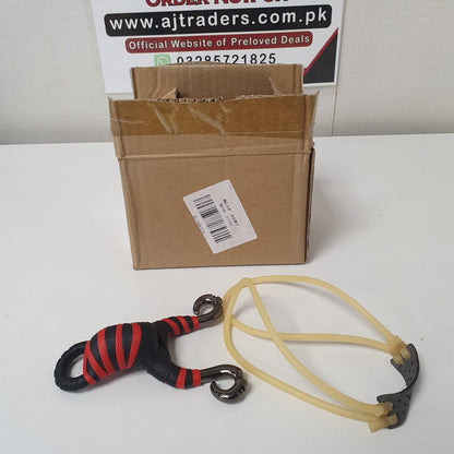 Red Black Alloy Steel Slingshot, 23