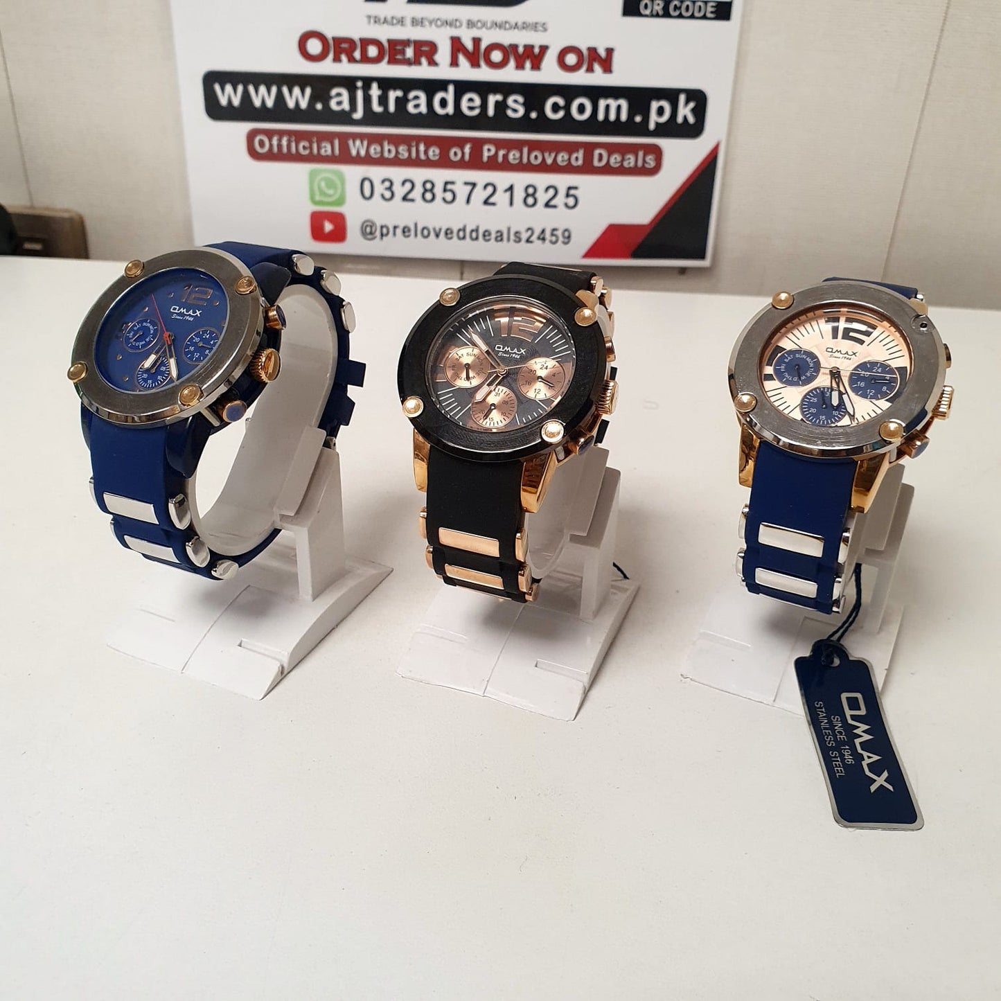Omax Cosmo Graph quartz chronograph Watch, 301250