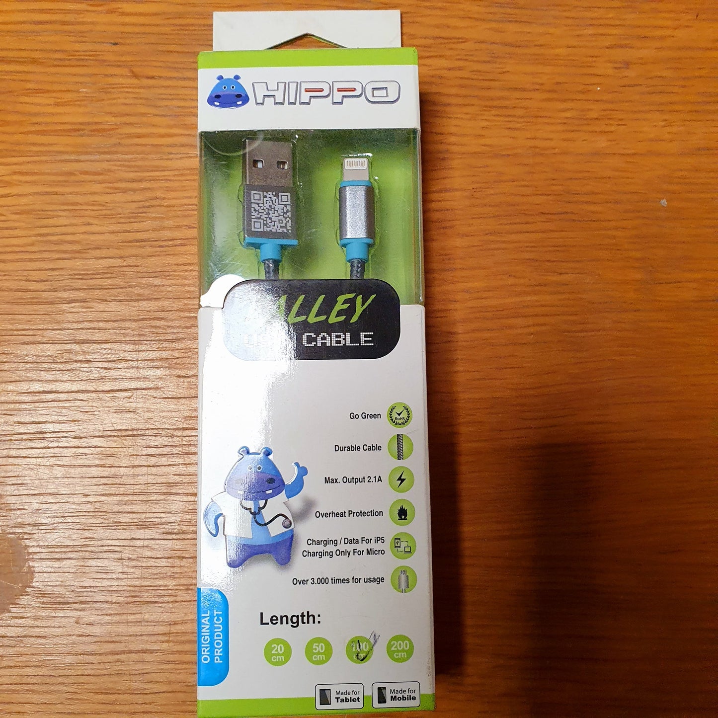 Hippo Iphone charging Cable Pack