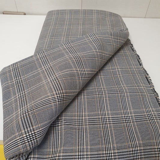 Check Style Mens Wear 4 Meters Cutting ,