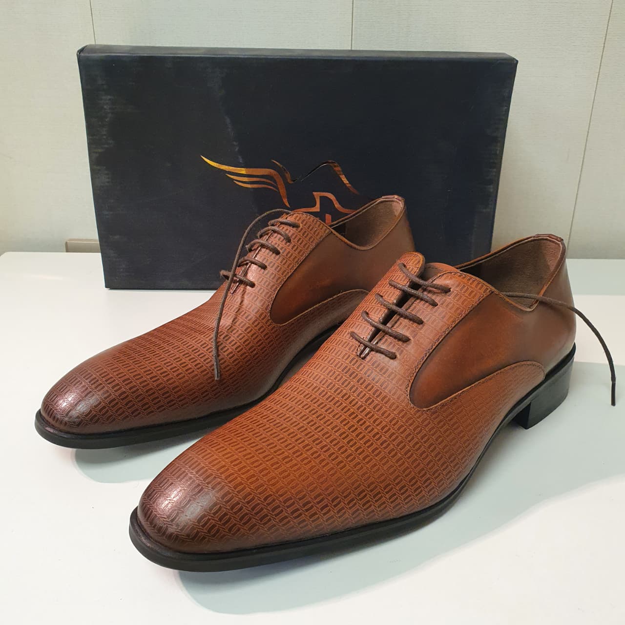 Hand Made Shoes Leather Turkish by Sepals Brown Art #0048