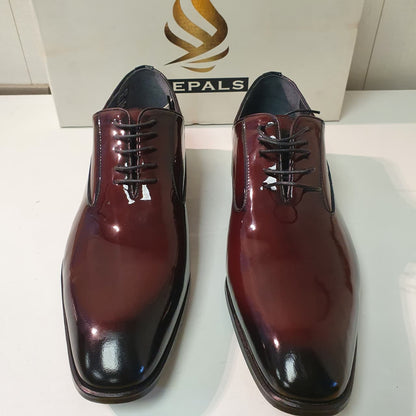 Hand Made Turkish Shoes by Sepals Maroon Black Art # 0043