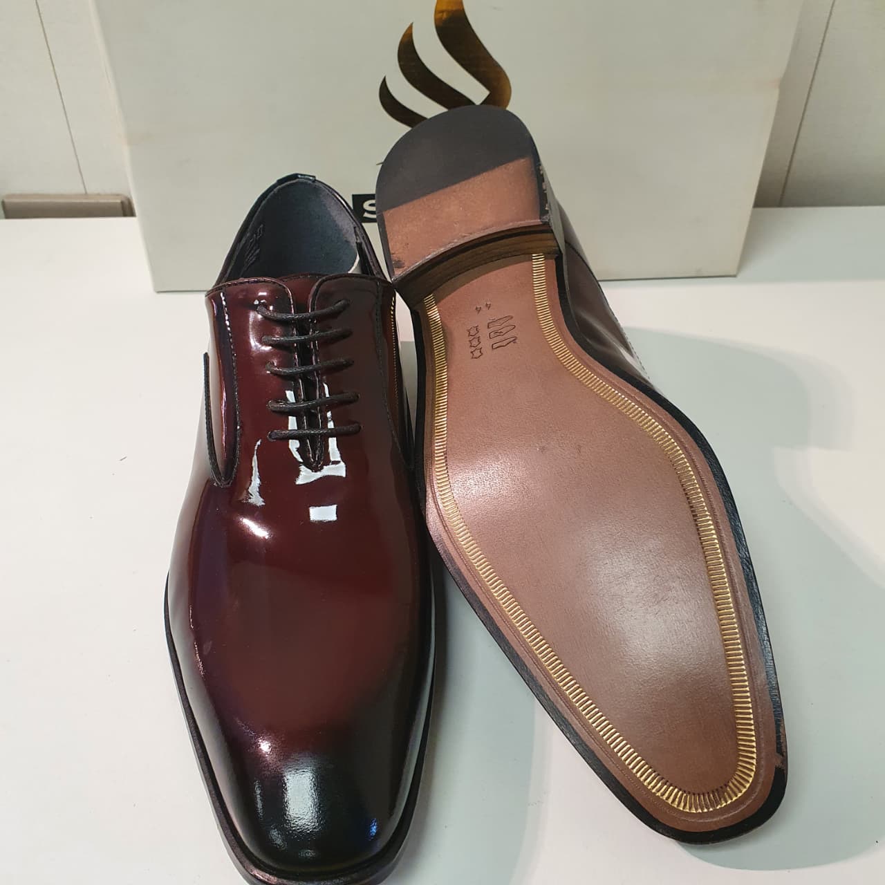 Hand Made Turkish Shoes by Sepals Maroon Black Art # 0043