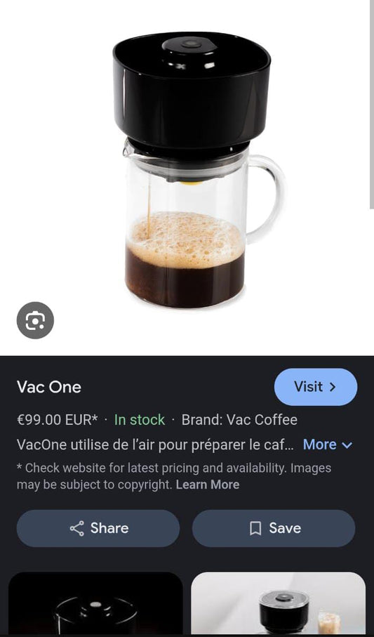 VacOne Coffee Air Brewer - Coffee, Cold Brew, and Espresso in One,