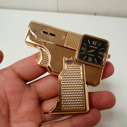 Gun Style Lighter & watch, 112450