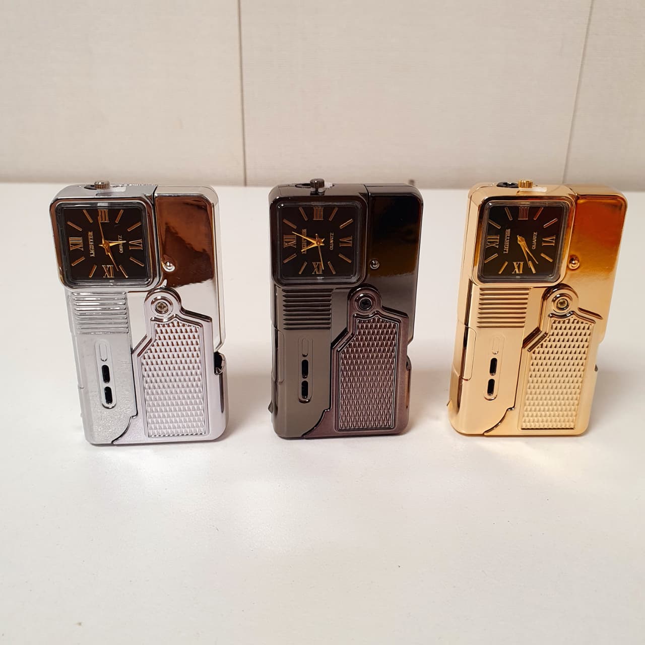 Gun Style Lighter & watch, 112450