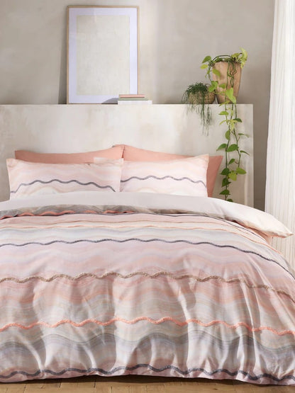 Next branded Single Multi Tufted Wave Bedset - 100% Cotton