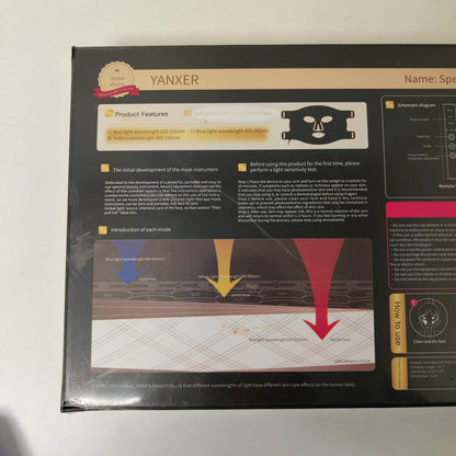 YANXER LED Light Therapy Face Mask