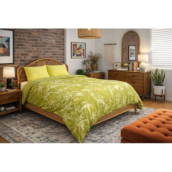 Eatavonni Home Green Bedsheet , 1