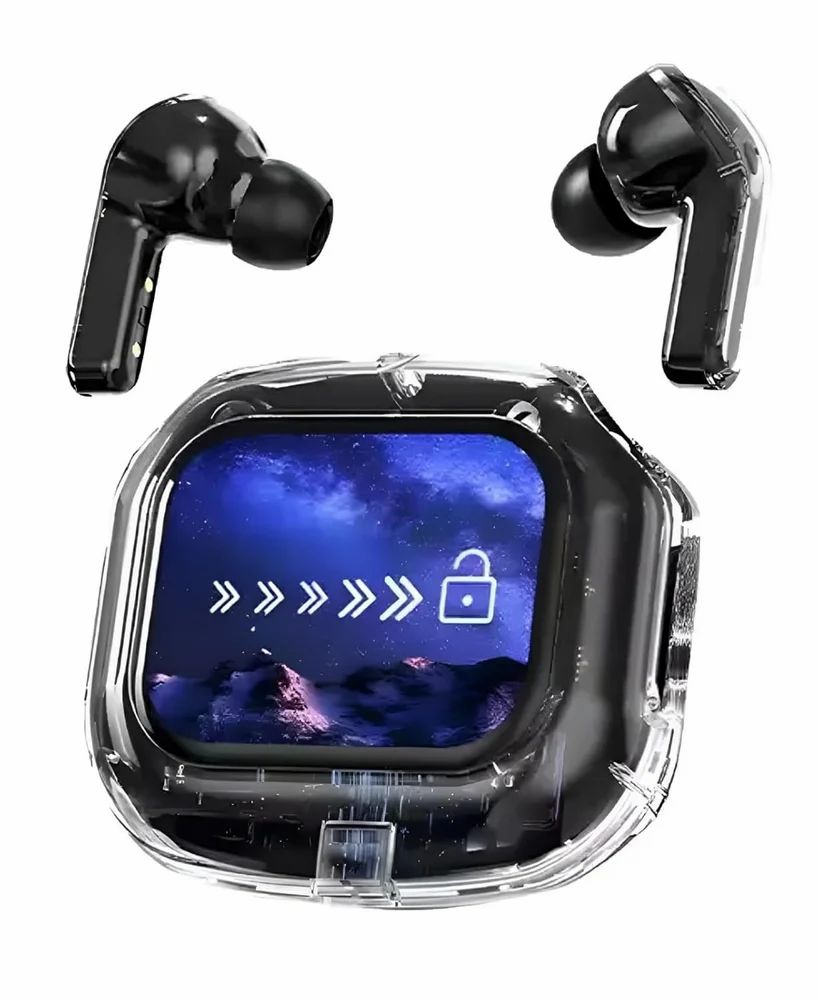 Air Max True Wireless Bluetooth Earbuds with Smart Screen Case