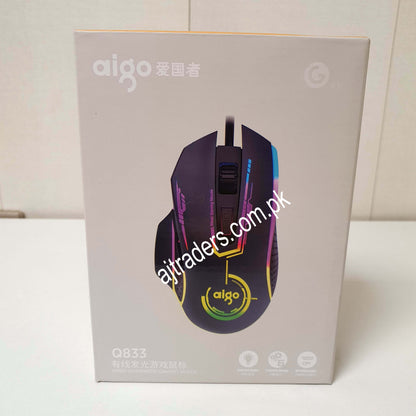 Aigo q833 Gaming RGB mouse, 13650