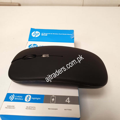 HP black W10 Mouse RGB light, 21510