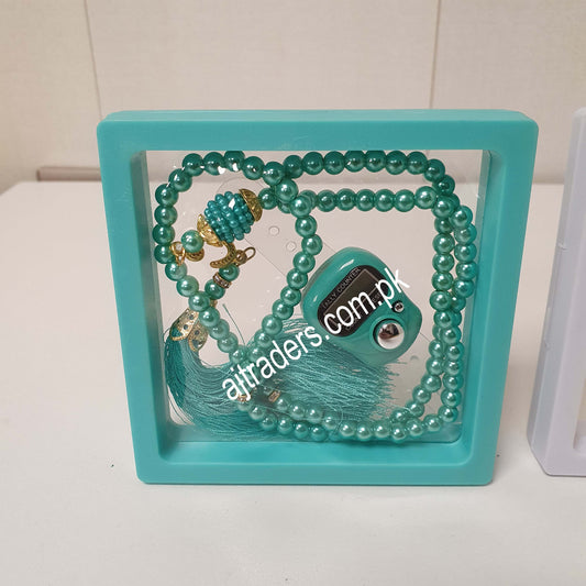 Islamic Gift Pack of 2 pcs Digital and manual Tasbeeh, 31430