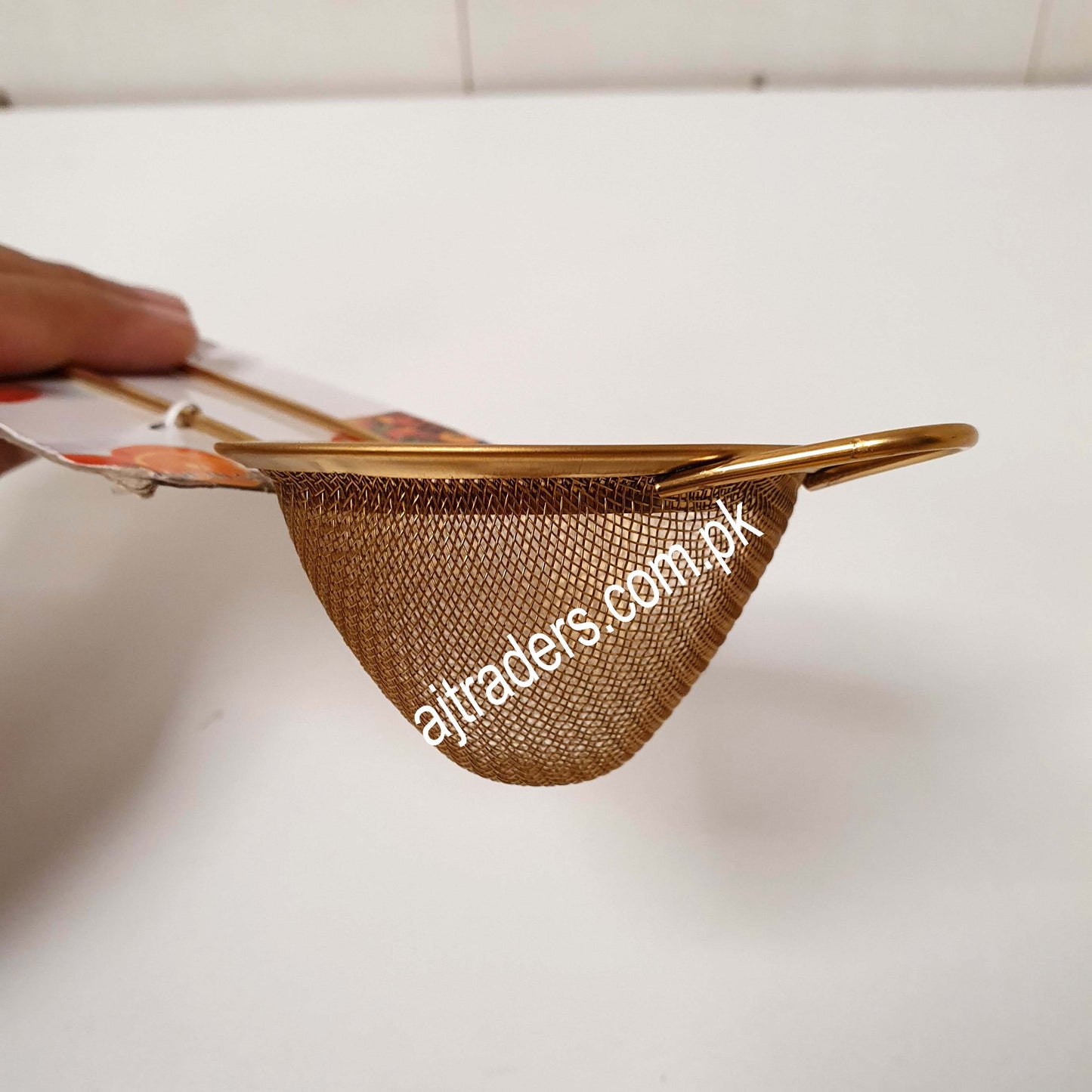 Golden Stainless Steel Tea Strainer, 41750