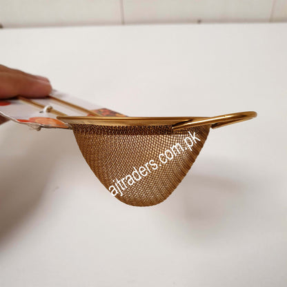Golden Stainless Steel Tea Strainer, 41750