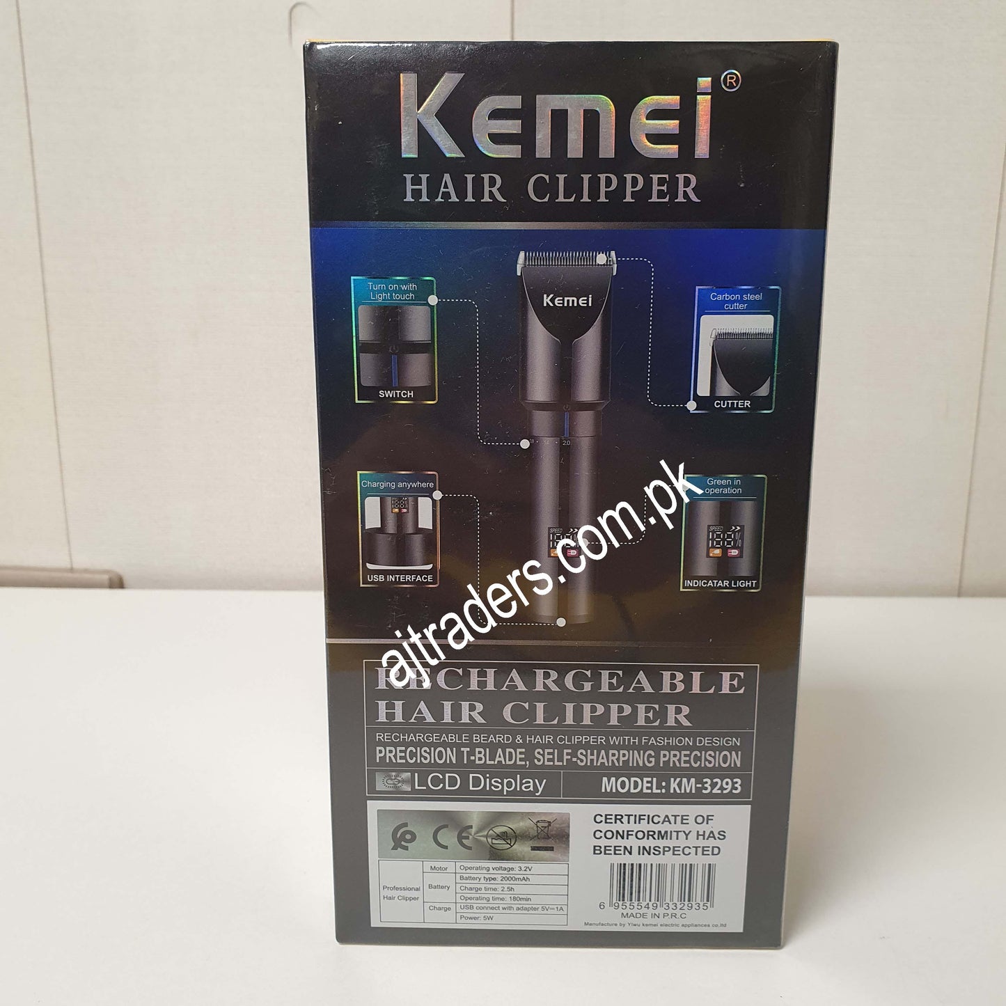 Kemei Hair Clipper 3293, 13300